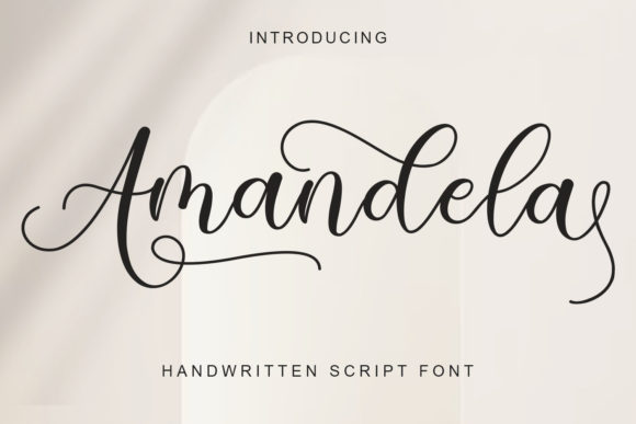 Amandela Script Font for Elegant Branding