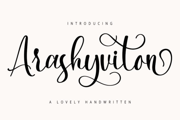 Arashyviton Script Font for Playful, Human-Centered Campaigns