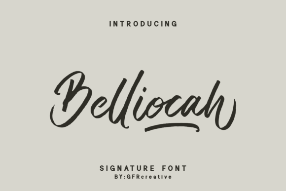 Belliocah: A Chic Script Font for Elegant Branding