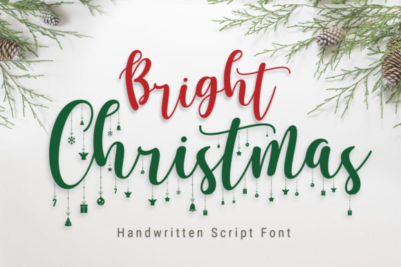 Bright Christmas Script Font for Elegant Digital Branding