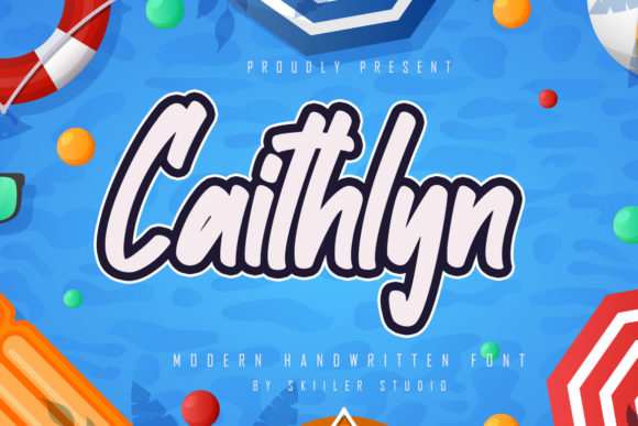 Caithlyn Script Font for Small Business Branding