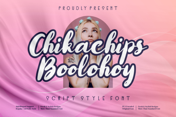 Chikachips Boolohoy: A Playful Script Handwritten Font for Editorial Design