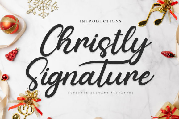 Christly Signature Font for Elegant Handmade Design