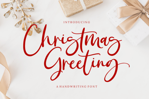 Christmas Greeting Font for Elegant Branding