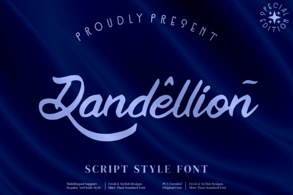 Dandellion Font for Luxury Branding and Elegant Campaigns