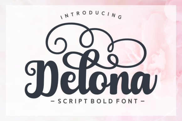Delona: A Chic Script Font for Elevated Brand Visuals