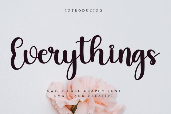 Everythings Script Font for Elegant Branding