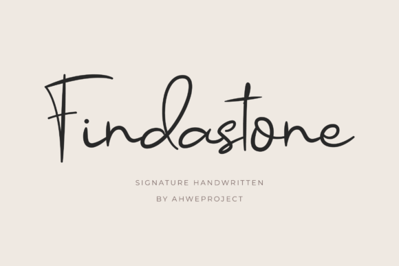 Findastone Script Font for Handmade Creators