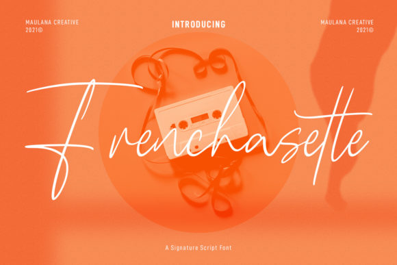 Frenchasette: A Delicate Script Font for Editorial Elegance
