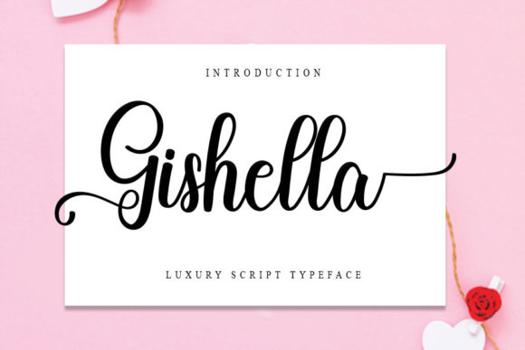 Gishella Script Font for Handmade Creators