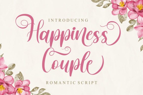 Happiness Couple: A Refined Script Handwritten Font