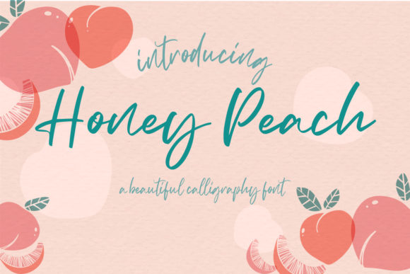 Honey Peach: A Script Handwritten Font for Editorial Elegance
