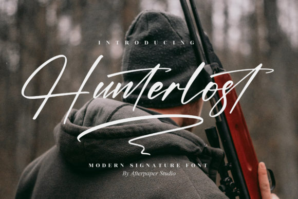 Hunterlost Script Font for Elegant Campaign Design