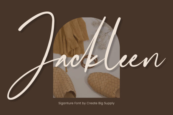 Jackleen Signature: A Script Handwritten Font for Elegant Digital Branding