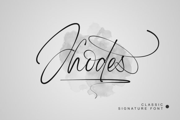 Jhodes: A Thin Lettered Script Font for Editorial Elegance