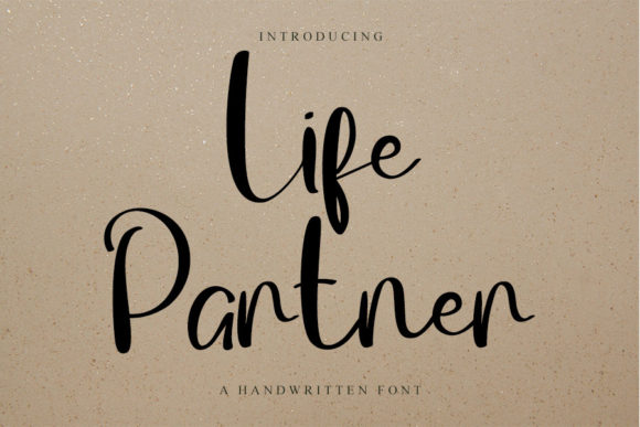 Life Partner Script Font for Elegant Branding