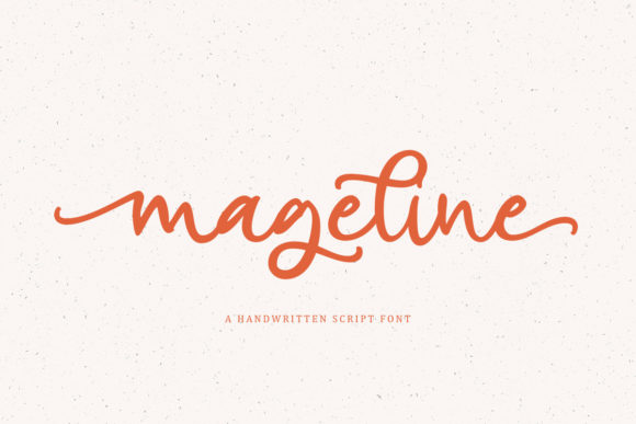 Mageline: A Vintage Script Font for Elegant Digital Branding