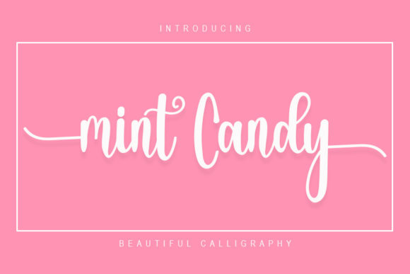 Mint Candy: A Delicate Script Font for Elegant Editorial Design
