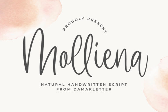 Molliena Handwritten Font for Crafters & Sellers