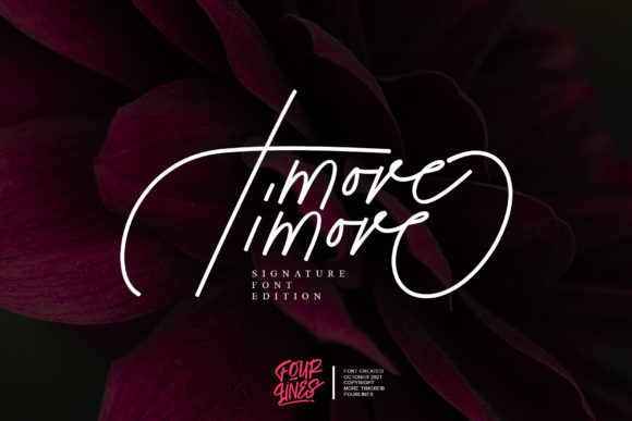 More Timore: A Thin, Graceful Script Font for Luxury Branding