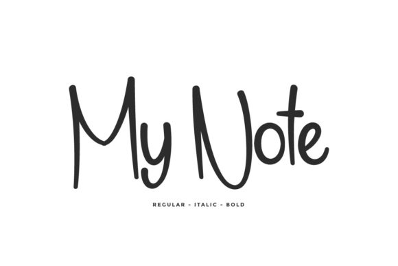 My Note: A Chic Script Handwritten Font for Small Business Branding