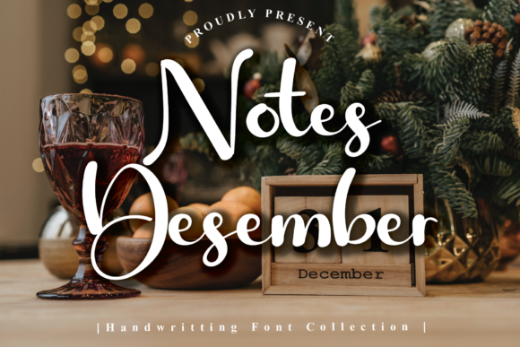 Notes December: A Script Handwritten Font for Elegant Digital Branding
