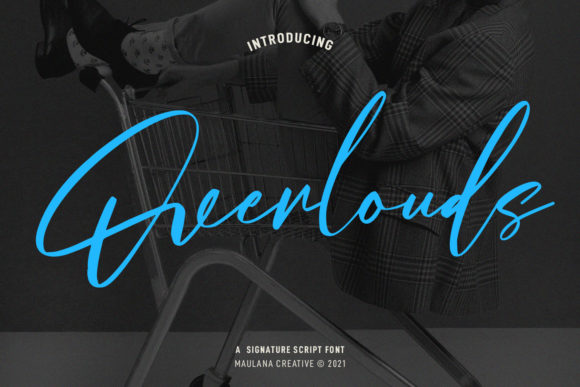 Overlouds: A Chic Script Handwritten Font for Elegant Digital Branding