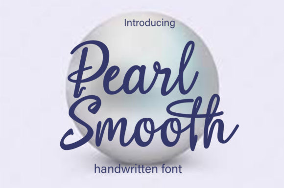 Pearl Smooth: Elegant Script Handwritten Font for Modern Design