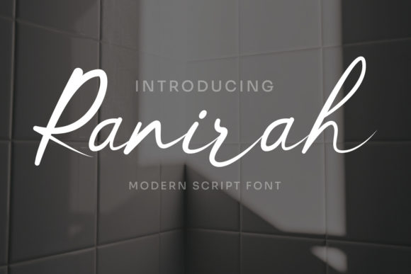 Ranirah Script Font for Elegant Handmade Branding