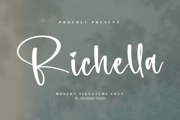 Richella Script Font for Romantic, Chic Branding