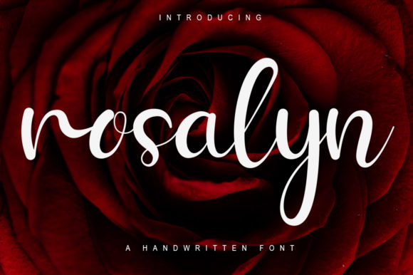 Rosalyn Script Font for Handmade Creators