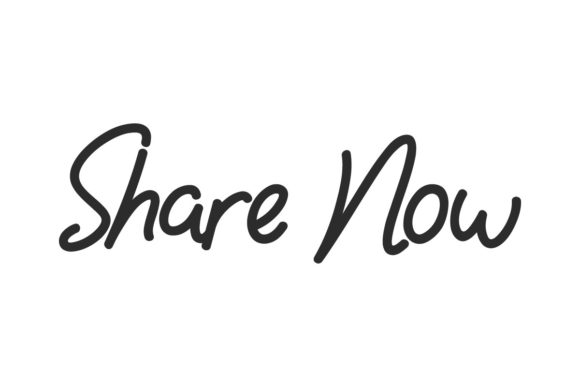 Share Now Script Font for Elegant Brand Identity