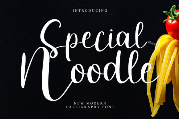 Special Noodle: A Delicate Script Handwritten Font for Elegant Branding