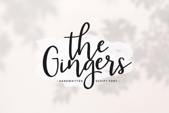The Gingers: Elegant Script Handwritten Font for Modern Design