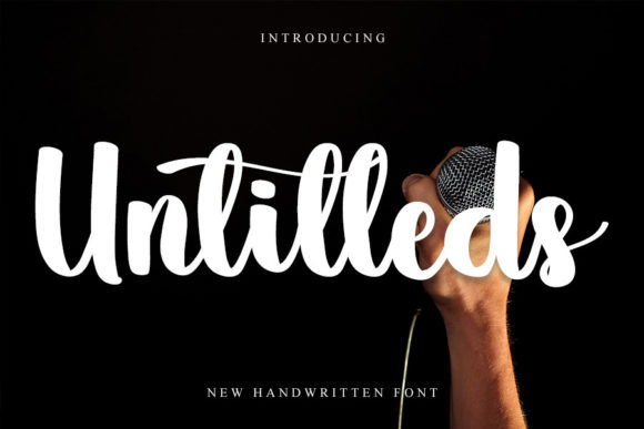 Untitleds Script Handwritten Font for Modern Brand Campaigns