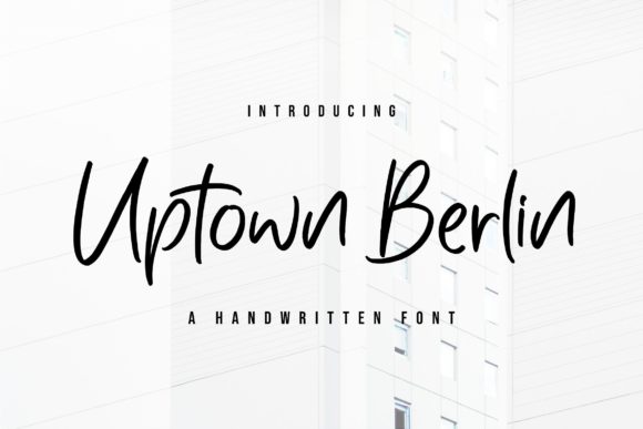 Uptown Berlin: A Delicate Script Font for Elegant Campaign Design