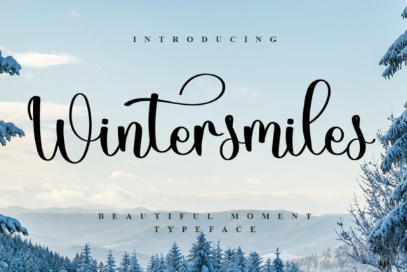 Wintersmiles Script Font for Handmade Creators